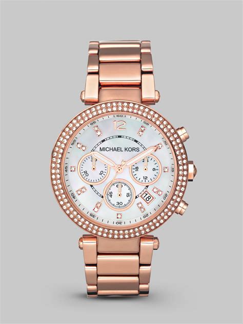 Michael Kors Women's Mother of Pearl Watches 